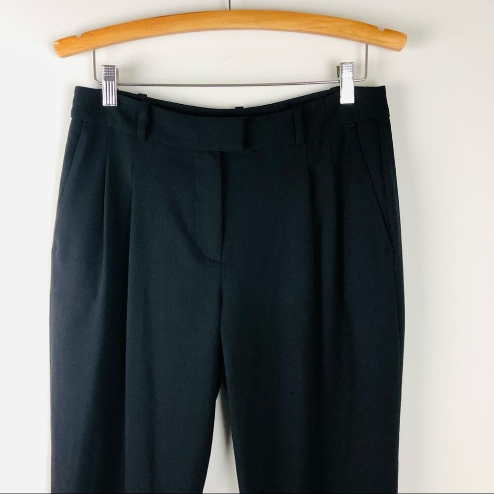 Michael Michael Kors black high waisted jogger ankle pants 6 - Picture 2 of 8
